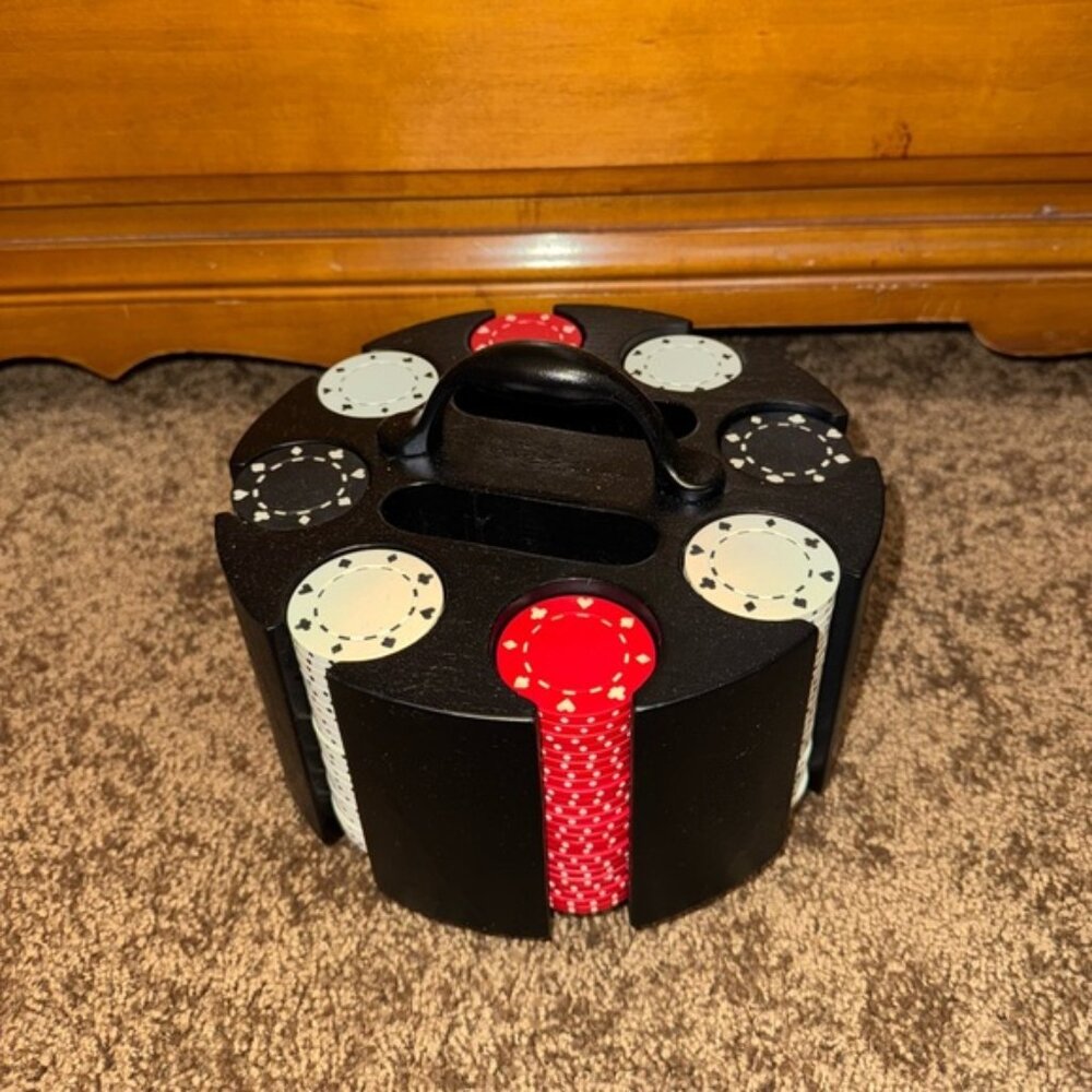 Custom Poker Chip Holder/Chips!